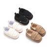 First Walking Shoes for Baby Boys Delightful Solid Color Slip-On Loafers Ligh Casual Sneakers