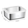 Stainless Steel Airtight Containers Set 10 Rust Resistant Meal Prep Storage for Baby Food and Kitchen Organization