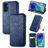 For Samsung Galaxy S24 FE PU Leather Case Rhombus Imprint Wallet Stand Phone Cover