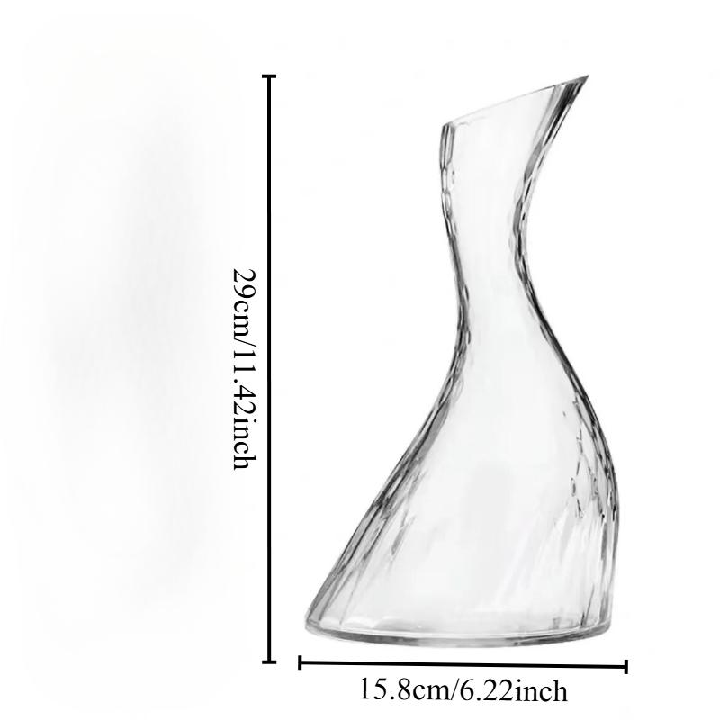Light Luxury Vortex Glass Decanter Household High-end Red Wine Crystal Glass Decanter