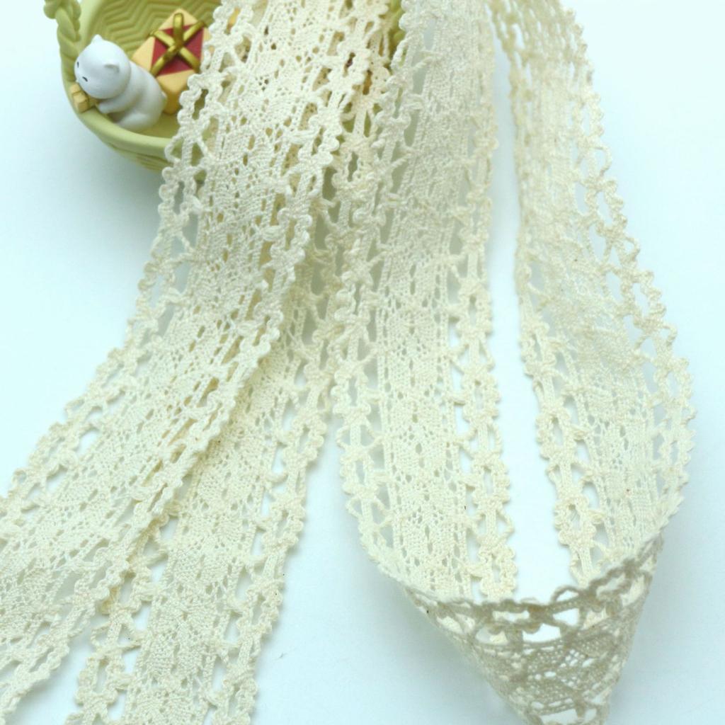 Cotton Thread Lace Accessories Diy Handmade Clothing Fabric Materials Sofa Hat Bedding Curtain Fabric Lace