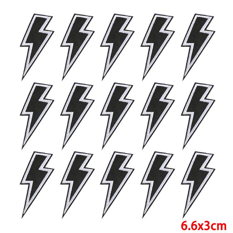 10 ks/šarže Velkoobchod Vyšívací nášivka Nažehlovací záplaty na oděvy Záplaty na oděvy Bundy Dekor Nášivka Šití potřeby