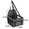 Pet Supplies Car Mounted Pet Foldable Car Bag Rear Passenger Seat All-season Car Cat and Dog Mat Nest Fabric Material