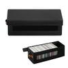 Stackable CD Case Holder with Visual Window Dustproof Lid And Handles - Holds Up To 37 CDs - 40x15.5x13.5 Cm Cartridge