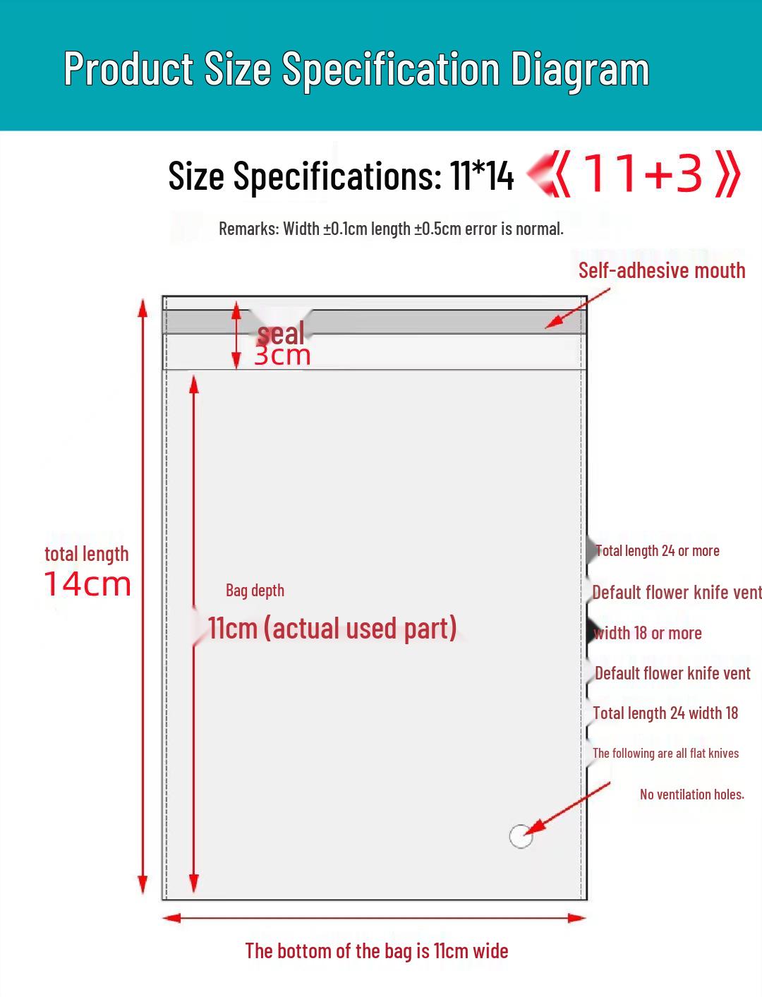 Self-Adhesive OPP Bags for Clothing & Jewelry Packaging