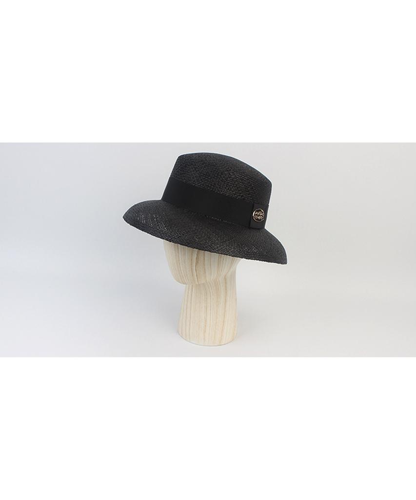 Yunibeosyeolkemiseuteuli Bau Bowl Black Panama Hat Summer Fedora