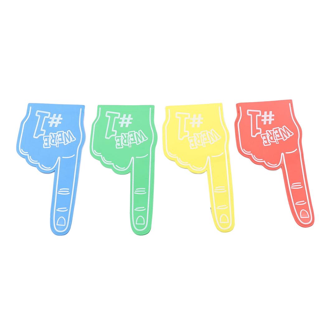 4Pcs Sports Fan Foam Finger Big Cheer Gear Cheering Props Sports Event Themed Party Supplies