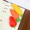 Jumbo Carrot-Shaped Eraser - Clean, No Marks, No Crumbs - Creative Student Stationery