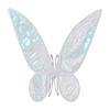 (White, 48*60cm) Colorful Butterfly Angel Fairy Wings