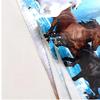 Scene of Three Racing Horses Polyester Microfiber Beach Towel Is Highly Absorbent, Suitable for Swimming and Beach Outings