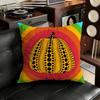 YYayoi Art KKusama Pillow Case Square DoubleSided Printing Short Plush Sofa Cushion Cover Bedroom Bedside Pillow