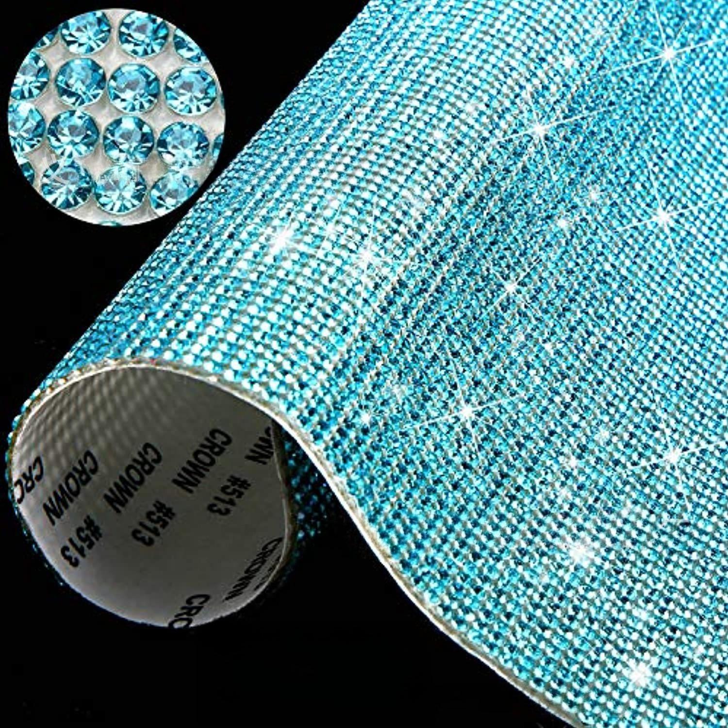 

5 Sheets Sparkling Crystal Rhinestone Diamond Stickers Self-Adhesive 2mm Glitter Gems DIY Crafts Car Phone Decor Sewing Supplies 24x20cm&5 sheets