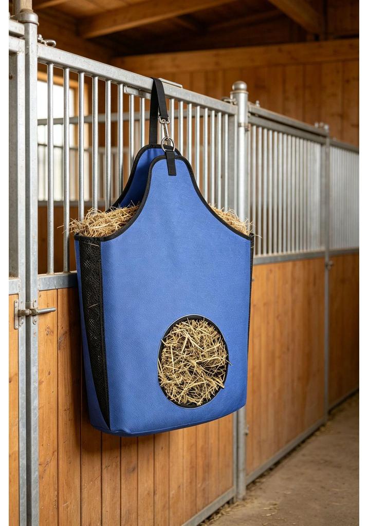 Adjustable Hay Feed Bag with Shoulder Strap for Goats, Horses, Donkeys, Alpacas, and Ostriches