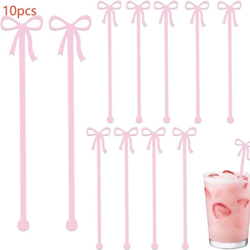 10 stycken drinkpinnar med rosett, drinkpinnar med frukt, matpinnar, cocktailpinnar, lämpliga för rosett-temafest, födelsedag, bröllop