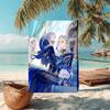 1pc Genshin Impact Neuvillette2 Beach Towel, Comfortable and Thick, and Swimming/Bath/Picnic/Camping Towel, Suitable for Seaside Beaches