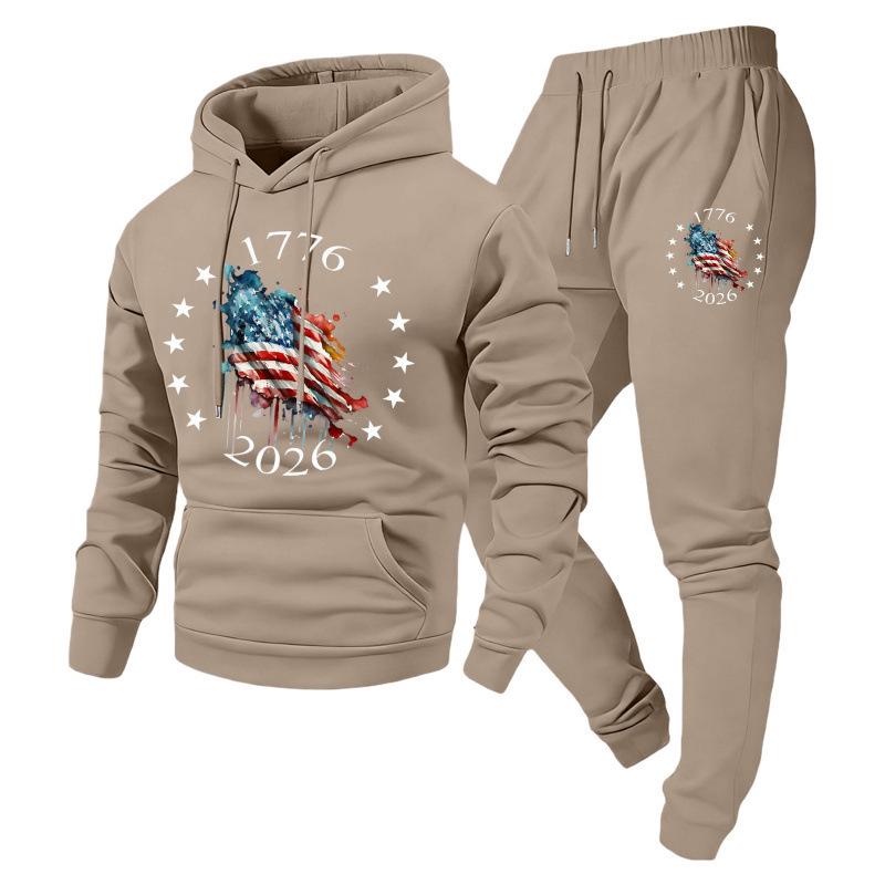 2025 Autumn Unisex Trendy Hooded Pullover Sweatshirt & Sportswear Set