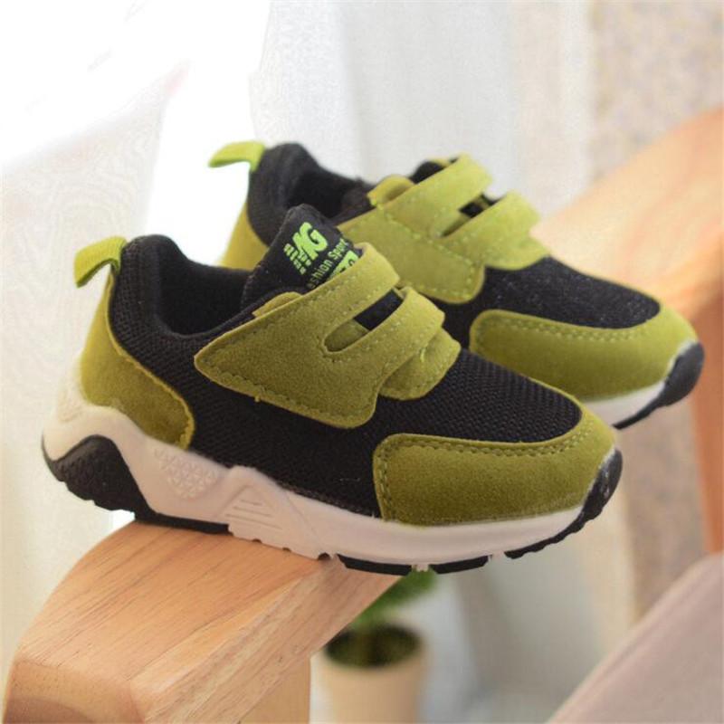 Kids Sports Shoes Spring Years Children Mesh Outdoor Sneakers Boys Girls Soft Sole Breathable Running Shoes