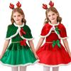 Sweet Style Santa Claus Costume Red Velvet Material Performance Costume  Cosplay Performance