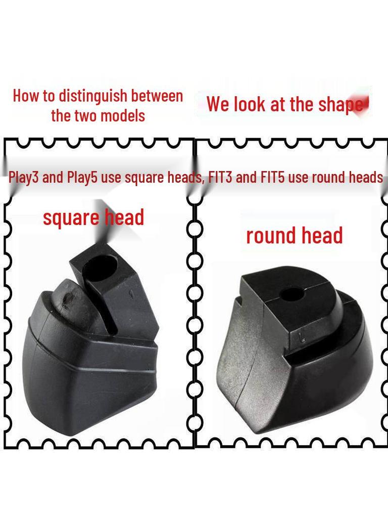 Children's Inline Skate Rubber Brake Pad for Boys and Girls - Wear-Resistant Brake Head for Roller Skates