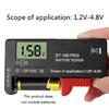 Easy To Use Battery Voltage Detectors Measurement Tool for Electronic Enthusiasts and Technicians with Clear LCD Screen