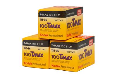 Kodak Black and White Negative Film 35mm Set of 3 T-MAX100 36-Exposure