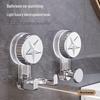 Luxury Rotating Vacuum Suction Cup Hook – No-Drill Adhesive-Free Wall Mount for Bathroom Sundries