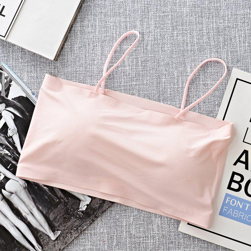 Lady Sling Tube Top Sexy Bra Top Breathable Chest Pad Wearing Underwear Strapless Blouse Tube Top Bandeau Top