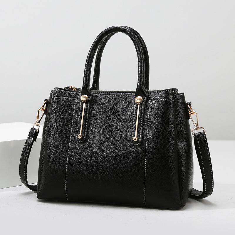 Women'S Handbag Large-Capacity Bag Commuting Shoulder Bag Temperament Middle-Aged Mother Bag