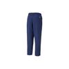 PUMA Solid Color Logo Straight Woven Casual Pants Unisex Bottoms Blue 535794-12