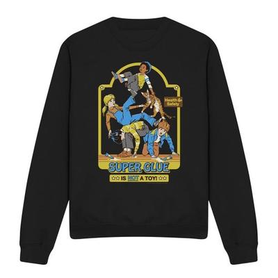 Steven Rhodes Unisex Adult Superglue Is Not A Toy Sweatshirt