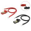 Complete Set of 2 Battery Cables with M8 Connectors 50cm Length 16mm2 5AWG for 12V For Car and Solar Batteries