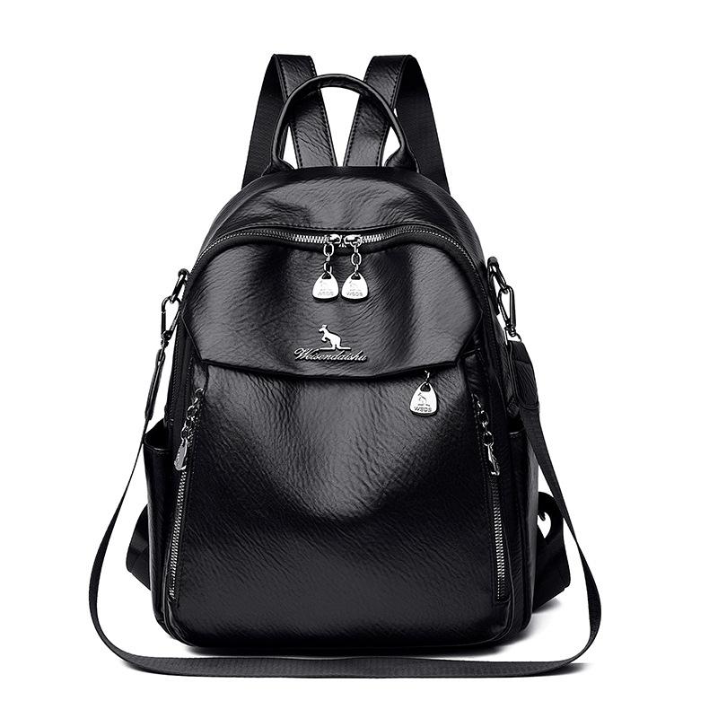 Large Capacity Women's Retro Backpack Shop Multi-function Shoulder Bag