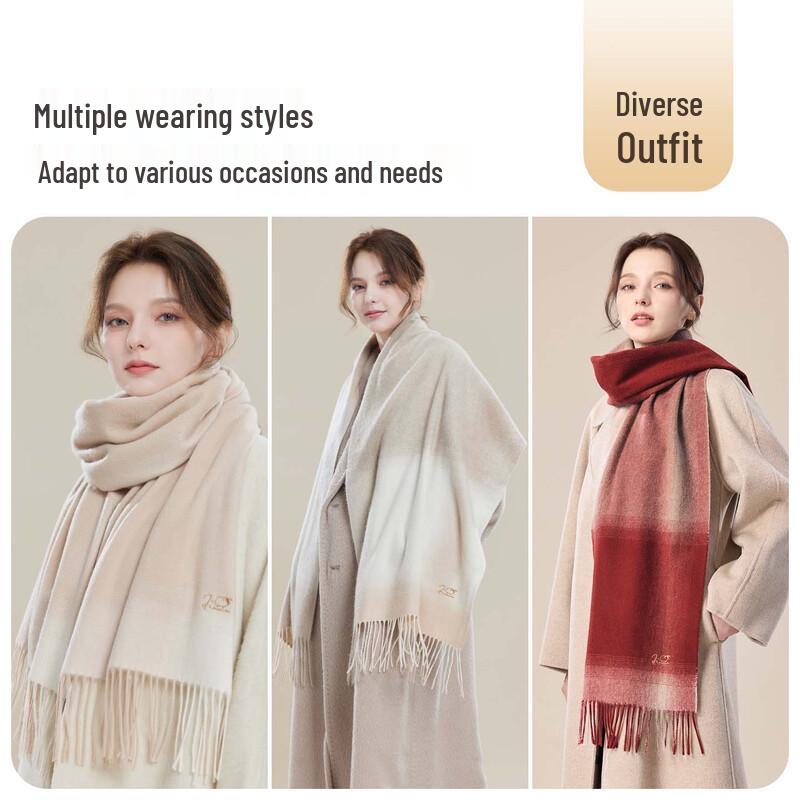 JIUMU 100% Cashmere Women's Scarf & Shawl