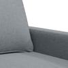 Vidaxl Sofa 2-Osobowa, Jasnoszara, 120 Cm, Tapicerowana Tkaniną