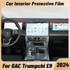 Anti-scratch Car Interior Center Console Media Dashboard Navigation TPU Protector Film Accessories For GAC Trumpchi E9 2024 2025
