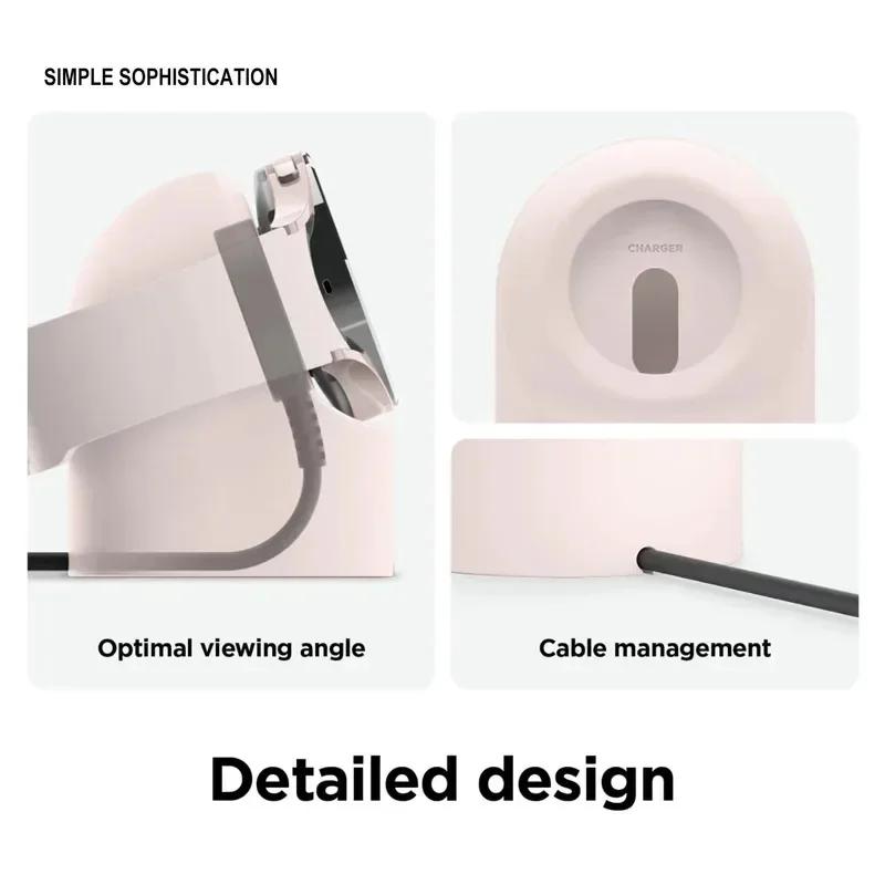 Silicone Charging Seat  Galaxy Watch 8/7/6/5 40/44mm  Charging Stand Storage Seat Watch