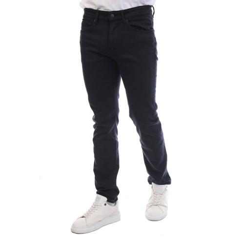 Boss Mens Delaware 3 in 1 Leather Patch Slim Jeans