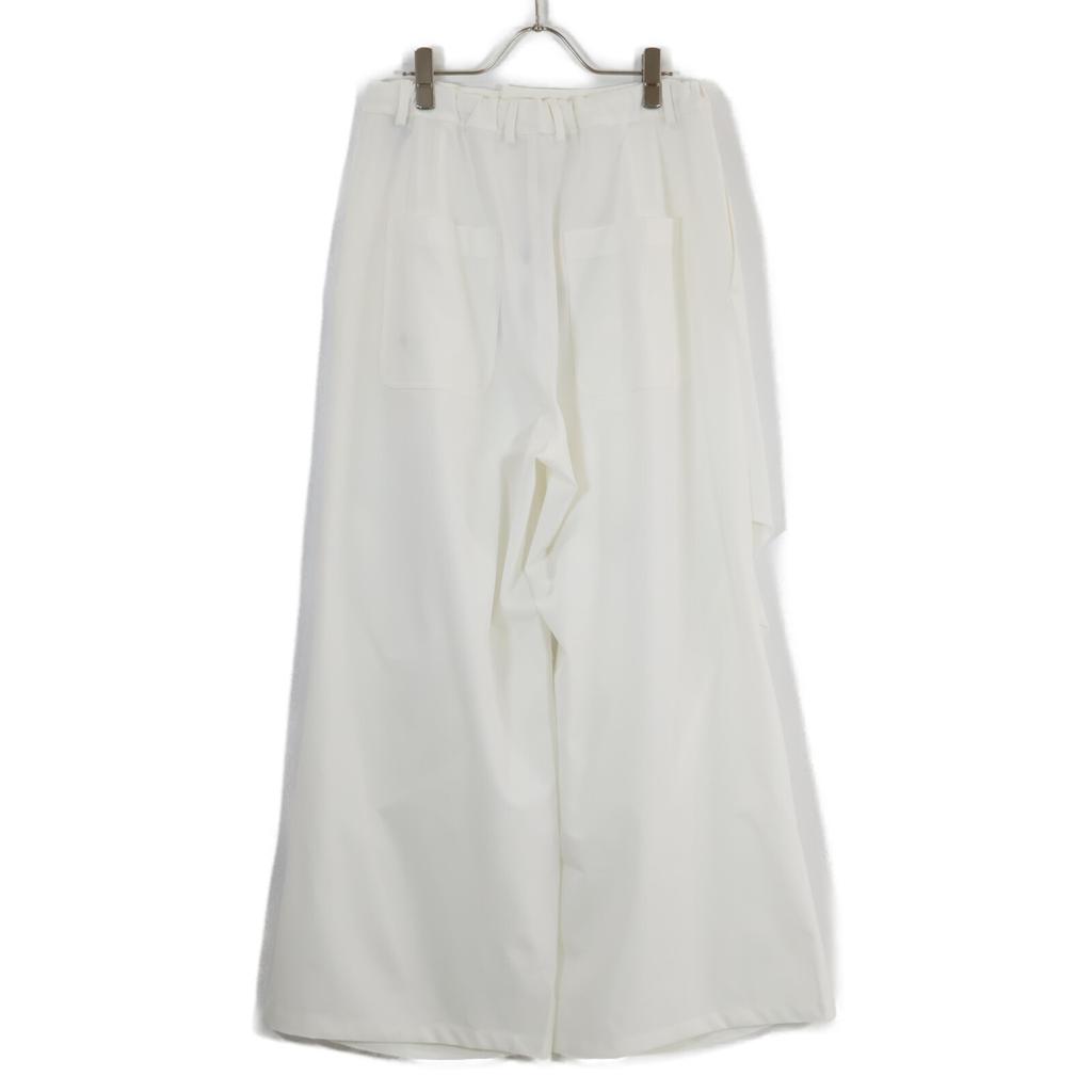 MM6 [/Domestic Regular/24 Years Old] S52KA0474 Wide Leg Twill Trousers Wide Trouser Pants/ Bottoms 38 whiteUsed