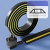 1pc 1m/2m/3metersX4cm Floor Cord Cover for Wire Self Adhesive Cable Cavity Management PVC Cord Power Floor Wire Protector Cover