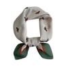Korean Style Silk Scarf: Women's Letter Print Neck Scarf, Square Hair Tie, or Headband