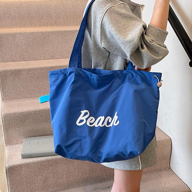 Nylon Bag Women's 2025 New Fashionable Large-capacity Shoulder Underarm Bag Versatile Student Tote Bag