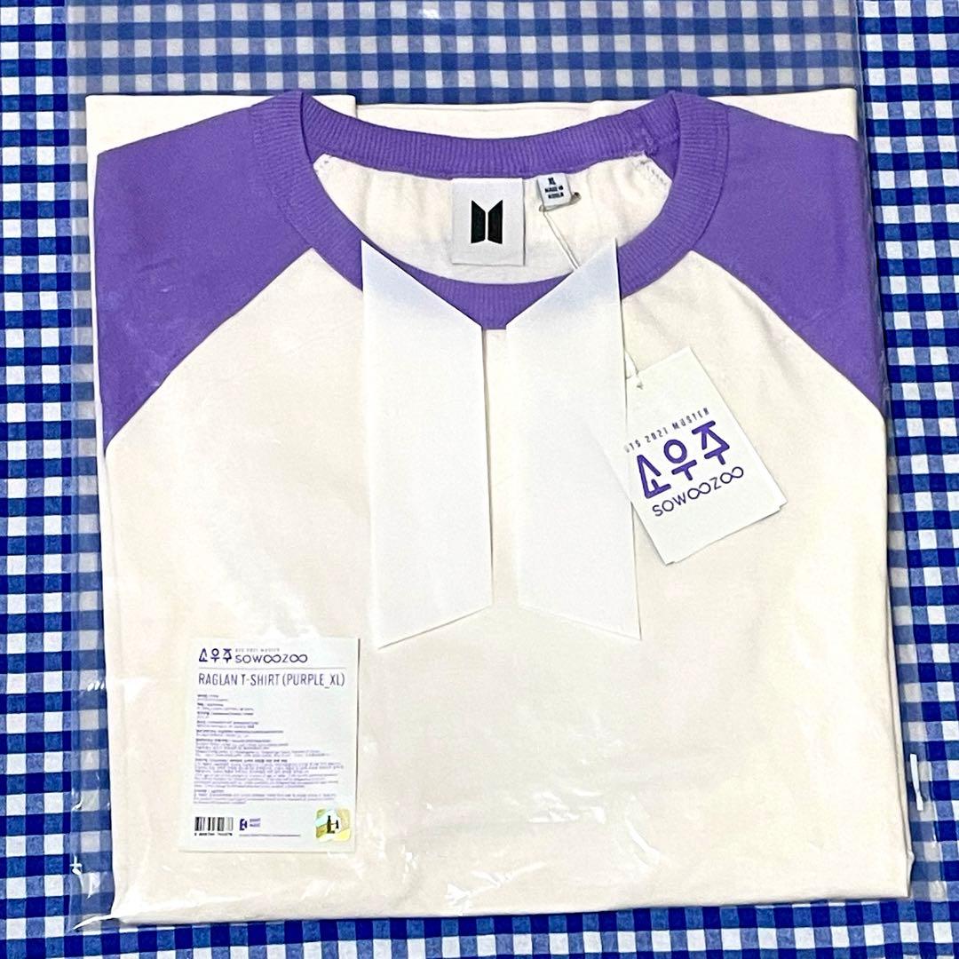 

[USED] Official BTS sowoozoo Raglan T-shirt, size XL