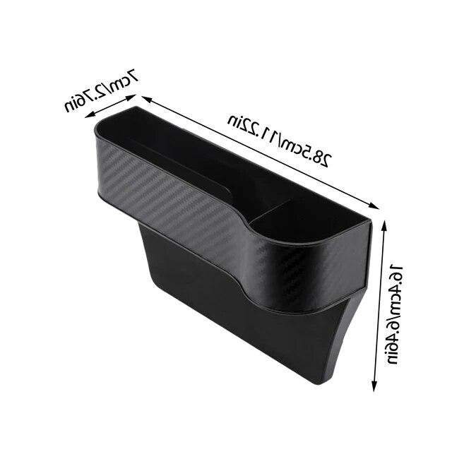 Car Seat Gap Filler Organizer Box Car Front Seat Storage Holder ABS Auto Seat Crevice Slit Organizers Box Universal Car Interior
