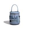 Niche Design Denim Splicing Foreign Gas Bucket Bag 2 Versatile Portable Messenger Small Bag