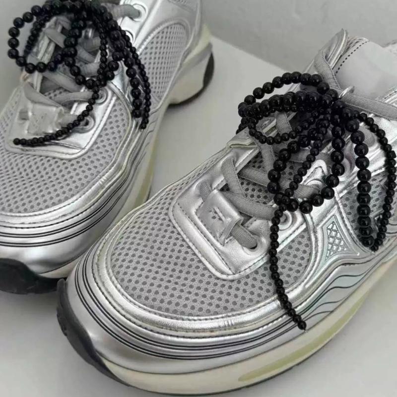 Elegancka perłowa kokardka zawieszka do wyrobu biżuterii breloczek naszyjnik kolczyki DIY rękodzieło ozdoba klamra do butów akcesoria