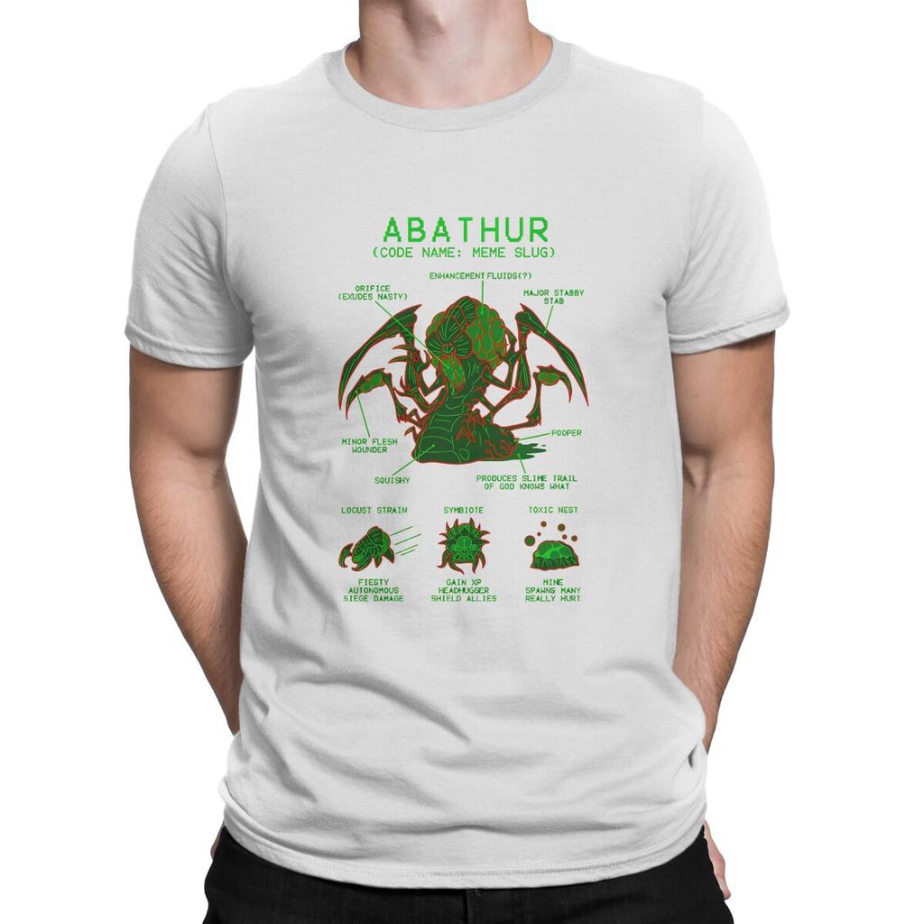 Starcraft Game Abathur Data Tshirt Graphic Unisex Tops Vintage Homme Summer Clothes Cotton Harajuku T Shirt
