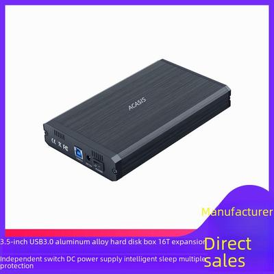 Externes 3,5-Zoll-Festplattengehäuse aus Metall mit USB 3.0, SATA, IDE und Parallelanschluss