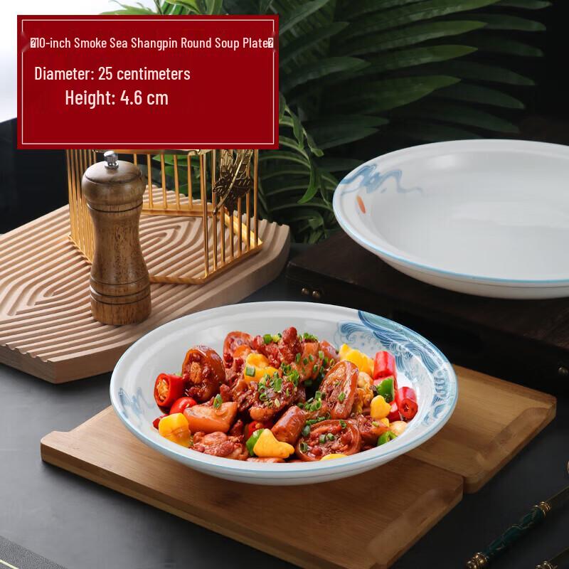 Irregular Ceramic Dinner Plate
