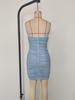 2026 European & American Strapless One-Shoulder Backless Women's Dress - Spring/Summer Style