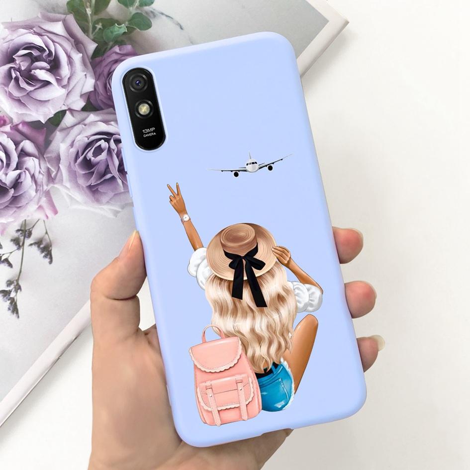 For Xiaomi Redmi 9A Case Redmi 9AT Cover Fashion Landscape Moon Soft Silicone Slim Funda For Xiaomi Redmi 9i Redmi9i Sport Coque